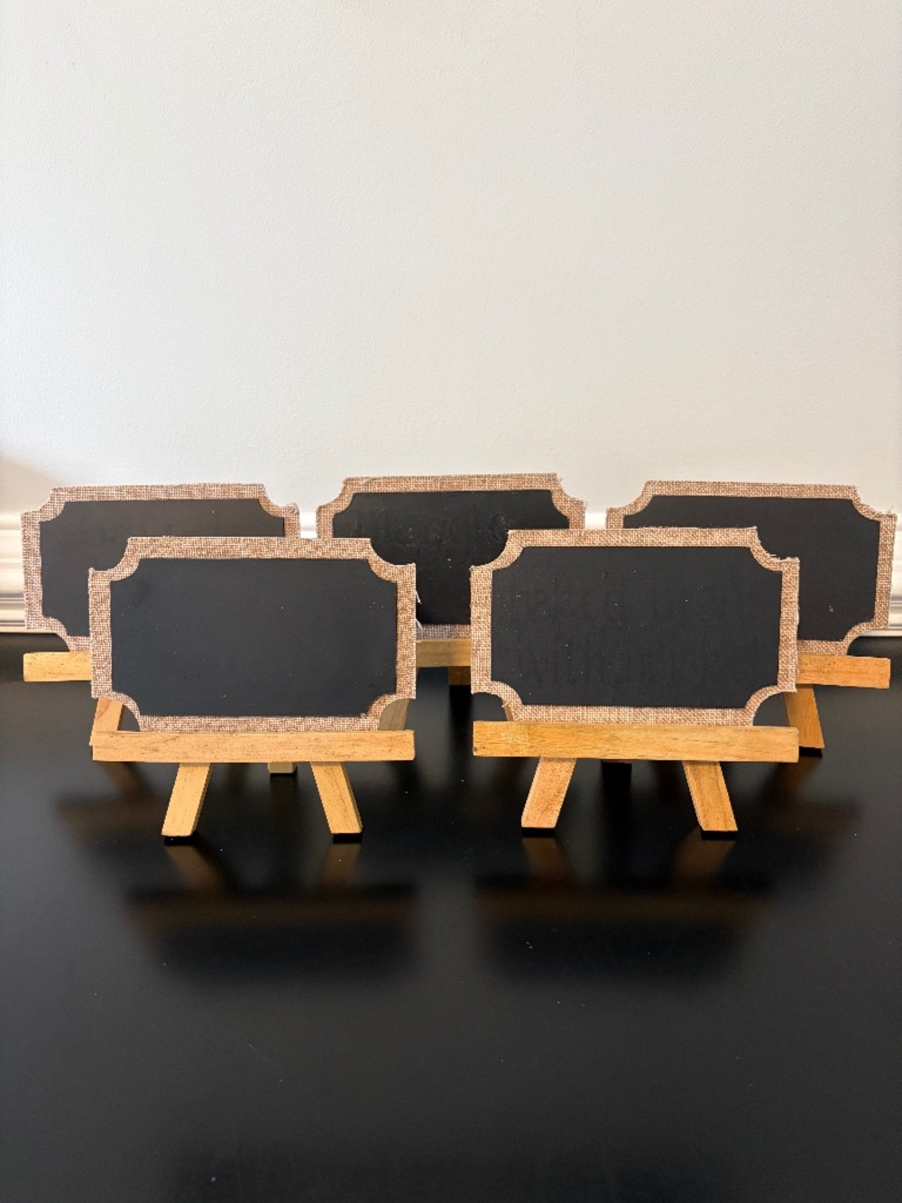3 for $12: Small easel chalkboards